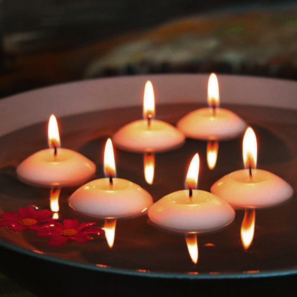 White Floating Candles