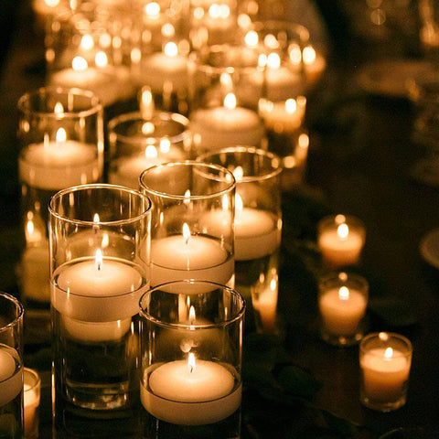 White Floating Candles